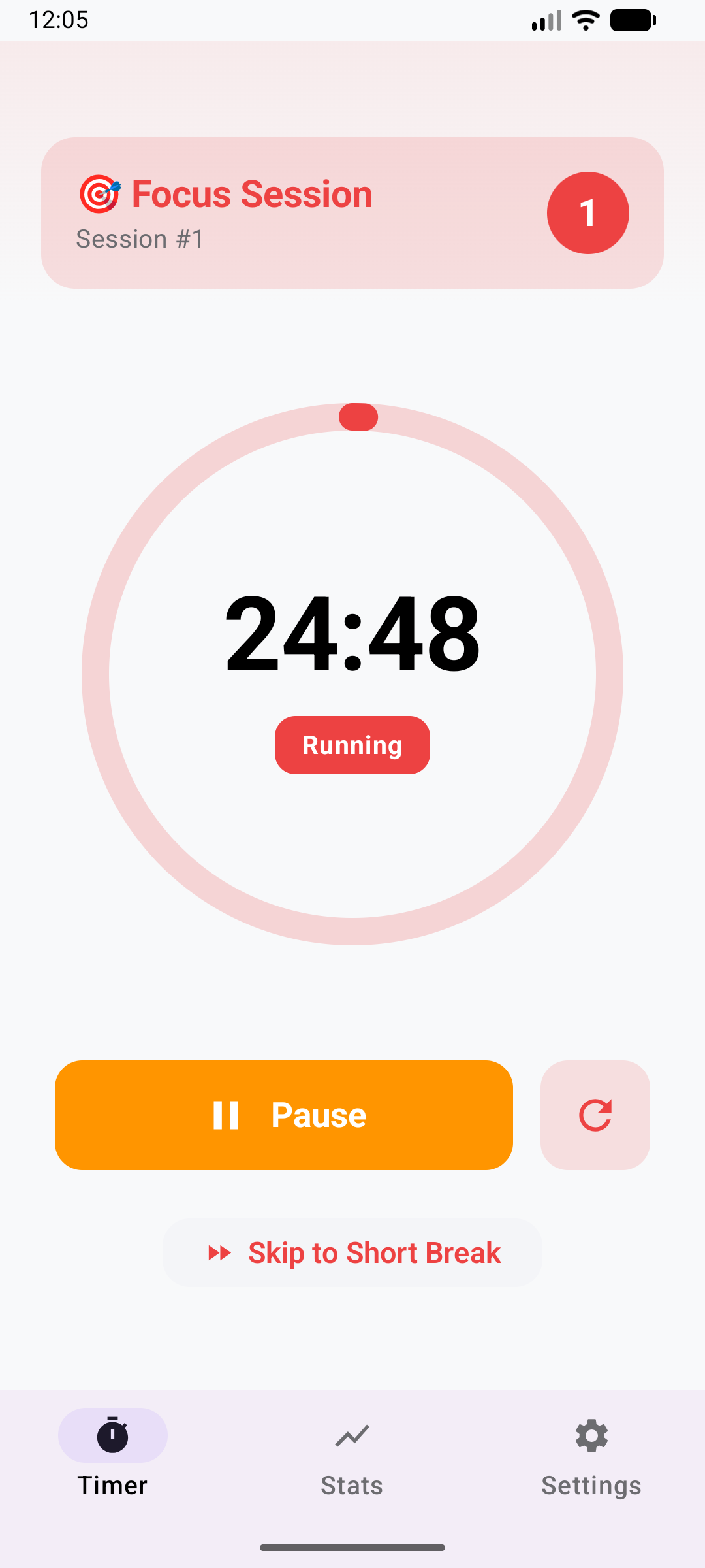 Mr. Pomodoro Focus Timer