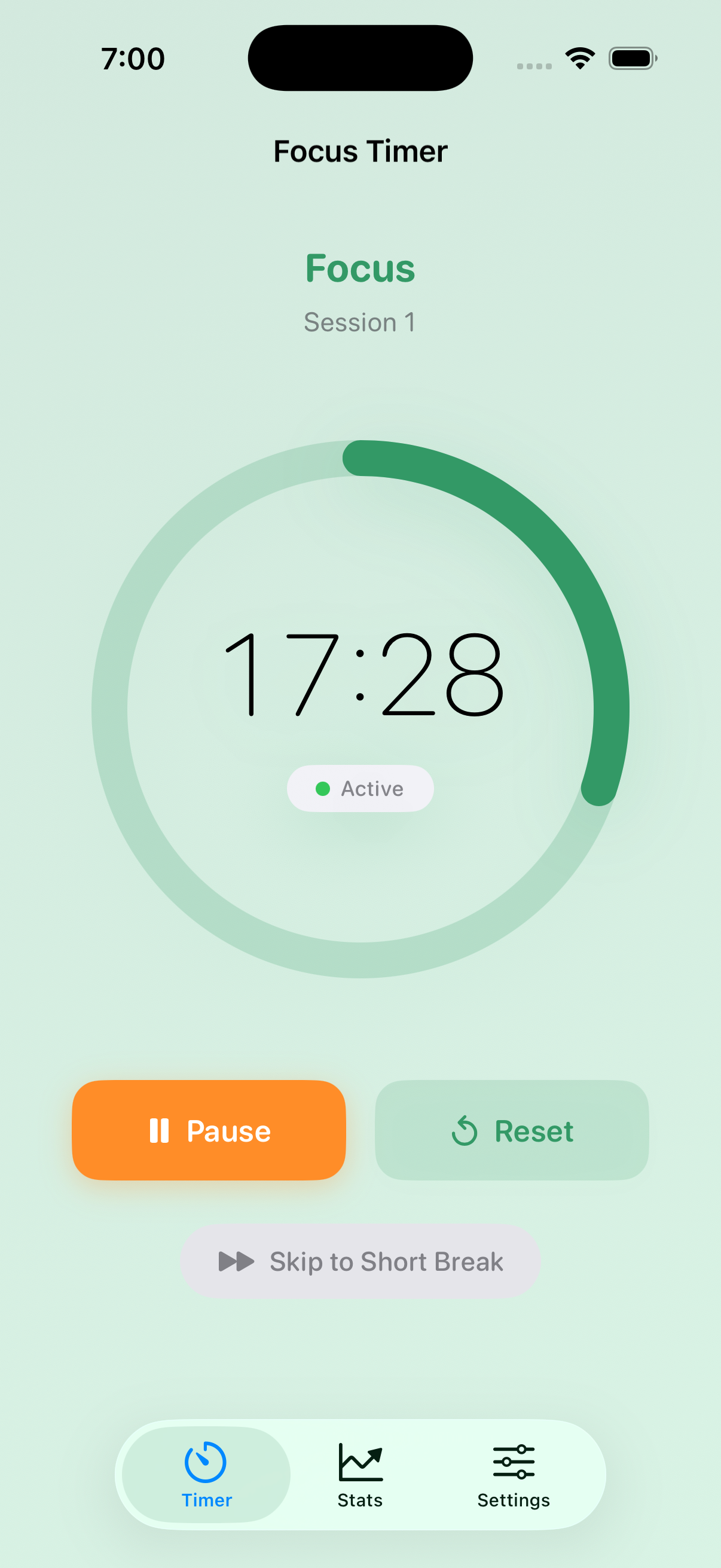 Mr. Pomodoro Focus Timer